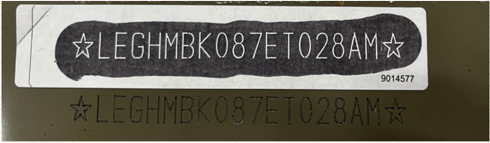 激光打码在汽车白车身VIN码的应用