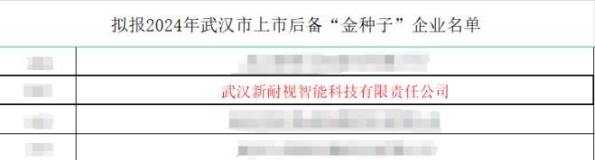 简讯：公赌船JCJC710荣获2024年武汉市上市后备“金种子”企业！