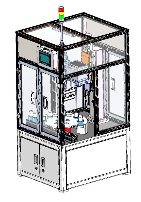 NewTFW圆柱电池转塔飞行焊接系统